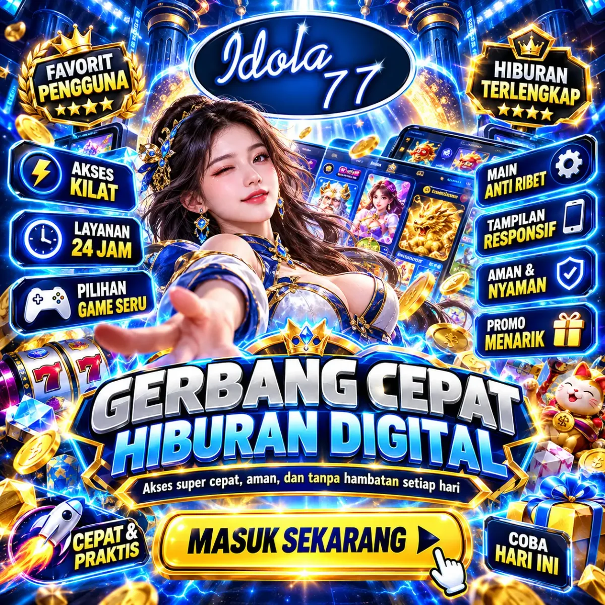 Banner sorotan IDOLA77: Mengenal Pintu Masuk Hiburan Digital — IDOLA77
